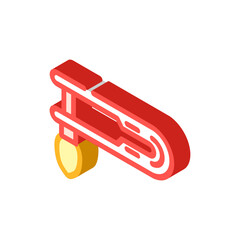 olive stuffer isometric icon vector. olive stuffer sign. isolated symbol illustration