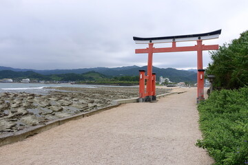 青島神社　参道　鳥居