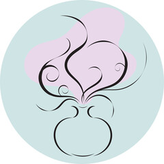 Instagram highlight covers, story highlight icons, Botanical Line Art floral flower
