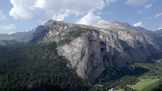 View from Wolkenstein to Langental