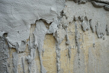 cement wall house under construction