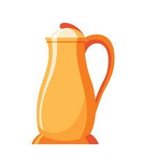 Kettle decorative kitchen tool icon. Teapot isolated cartoon illustration. Element for advertising of household goods or kitchen ware store. Home appliance for boiling water