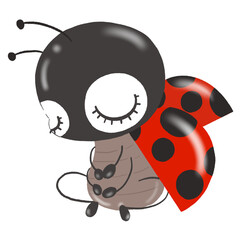 Fototapeta premium Close Eye - Ladybug