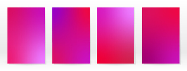 Fototapeta premium Minimal Poster. Pastel Soft. Pink Gradient Set.