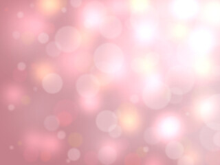 Fototapeta premium ピンク色の美しい輝きを放つピンボケ背景イラスト