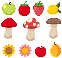 Cute cartoon seamless pattern