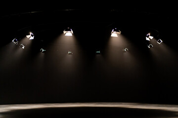 stage lighting black stage spotlight