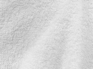 Bathroom towel. White towel, Towel Closeup