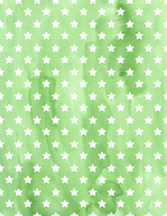 Green Star Watercolor Background
