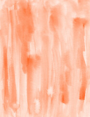 Fototapeta na wymiar Orange Watercolor Background Texture