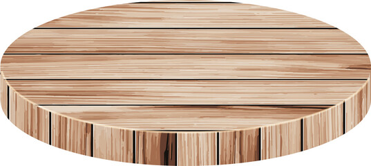 Wood podium presentation mock up, show cosmetic product display stage pedestal background design