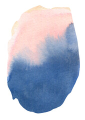 watercolor stain brush stroke frame isolated on white background,watercolor png file clipart