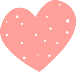 Pink hearts on a white background. - 522443271