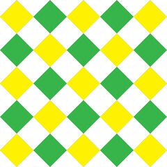 seamless pattern with squares yellow and green 