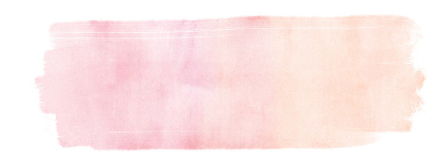 pink and orange watercolor stain brush stroke frame isolated on white background,watercolor png file clipart © peacefy