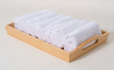 Fresh and clean cotton towels