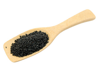 Basil seeds on transparent background png file