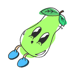 Vector pear Clipart