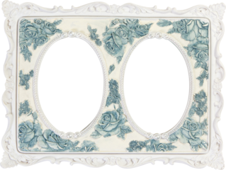 Vintage Photo frame isolated