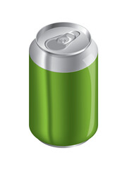aluminum can realistic for vector and graphic design