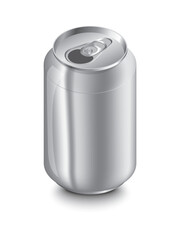 aluminum can realistic for vector and graphic design