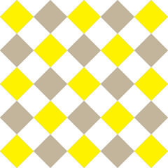 seamless pattern with squares yellow and gray