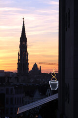 Sunset in Brussels