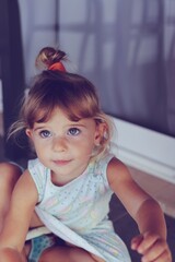 portrait of a little girl