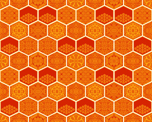 Seamless geometric pattern background