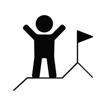 Solid icon for Career objective