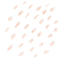 Organic oil painting stroke artistic abstract dots rain element and background