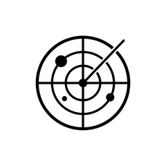 security radar screen icon