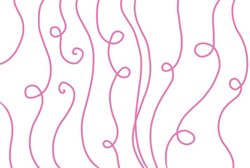Naklejka premium Abstract freeform organic messy lines knot