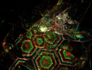 Imaginatory fractal abstract background Image