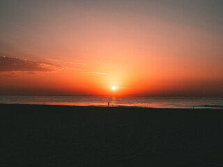 Amanecer en la playa