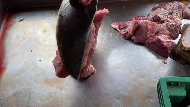 A local cow in a farming house in the age to be prepared for Eid El Adh. When they reached their standard age, they are going to be sent to the butcher