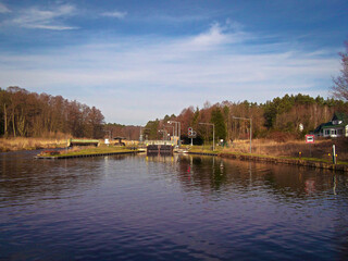 Die Schleuse auf der Havel
