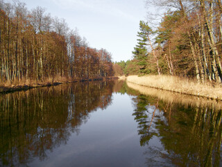 Fototapeta na wymiar Die schöne Landschaft an der Havel