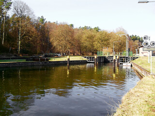 Die Schleuse auf der Havel