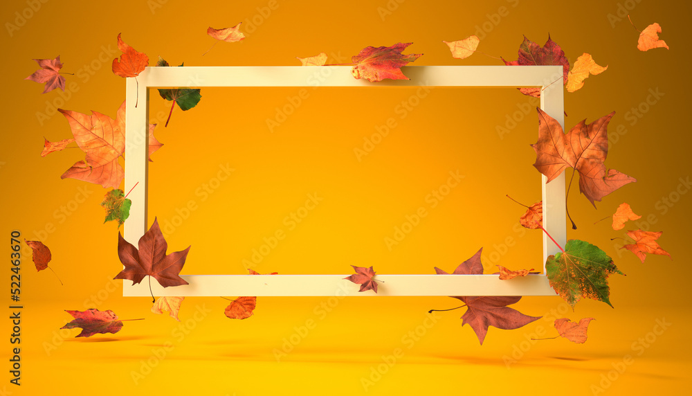 Wall mural autumn foliage