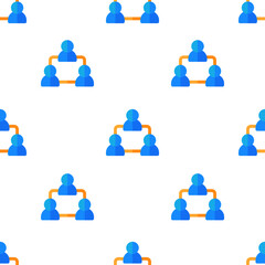 Single group pattern. group concept. flat trendy Vector seamless Pattern, background, wallpaper