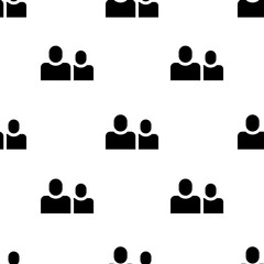 Single Friends pattern. Friends concept. filled trendy Vector seamless Pattern, background, wallpaper