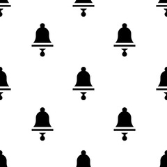 Single Bell pattern. Bell concept. filled trendy Vector seamless Pattern, background, wallpaper