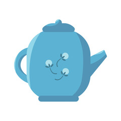 utensil vector teapot isolated illustration