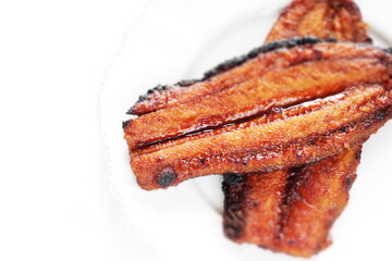 Japanese food, grilled Mirin seasoning Pacific saucy fish