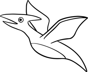 cute dinosaur prehistoric animal cartoon characters for coloring