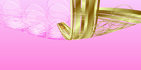 Luxury pink gold background vector design
