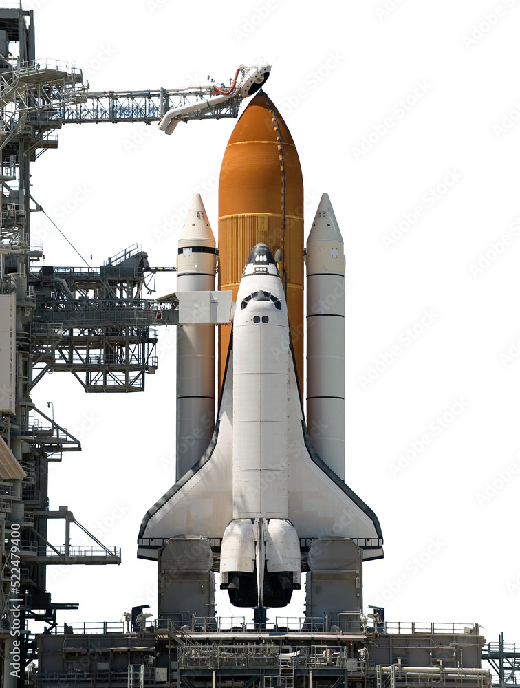 Canvas Prints space shuttle takes off into space. elements of this image furnished by nasa.