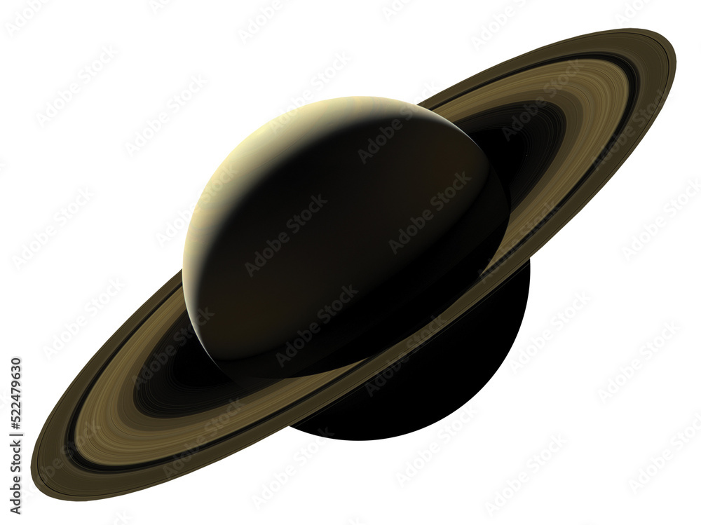 Wall mural saturn on space background. elements of this image furnished by nasa.