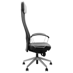 Black office chair mockup, Cutout.